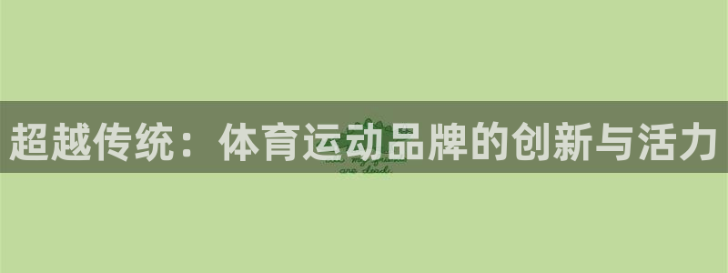 一竞技官网下载注册:超越传统:体育运动品牌的创新与活力